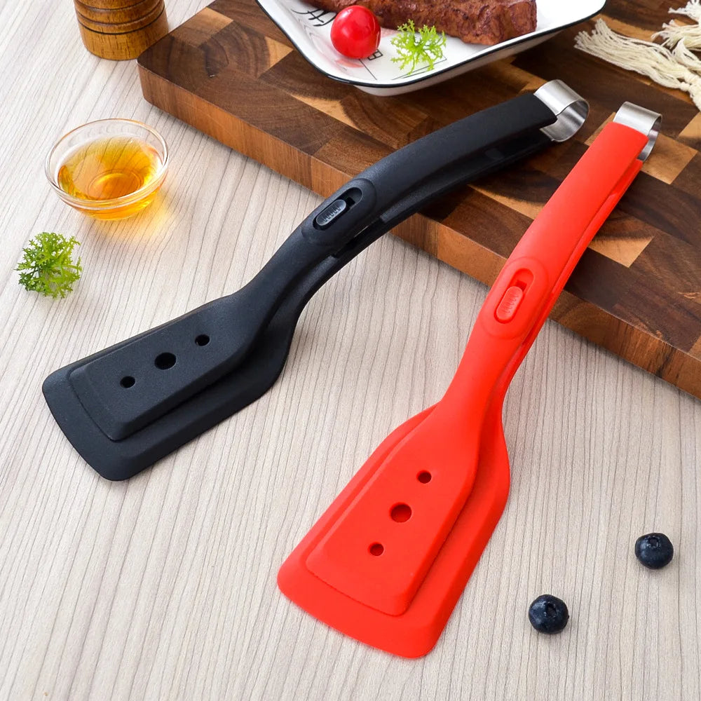 spatule en silicone pour omelette et viande