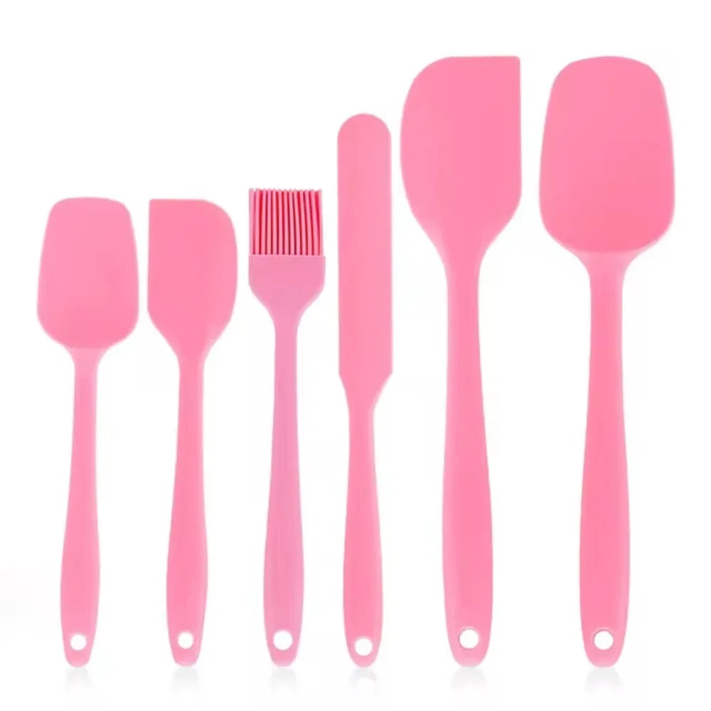 spatules pour mélanger et servir en silicone