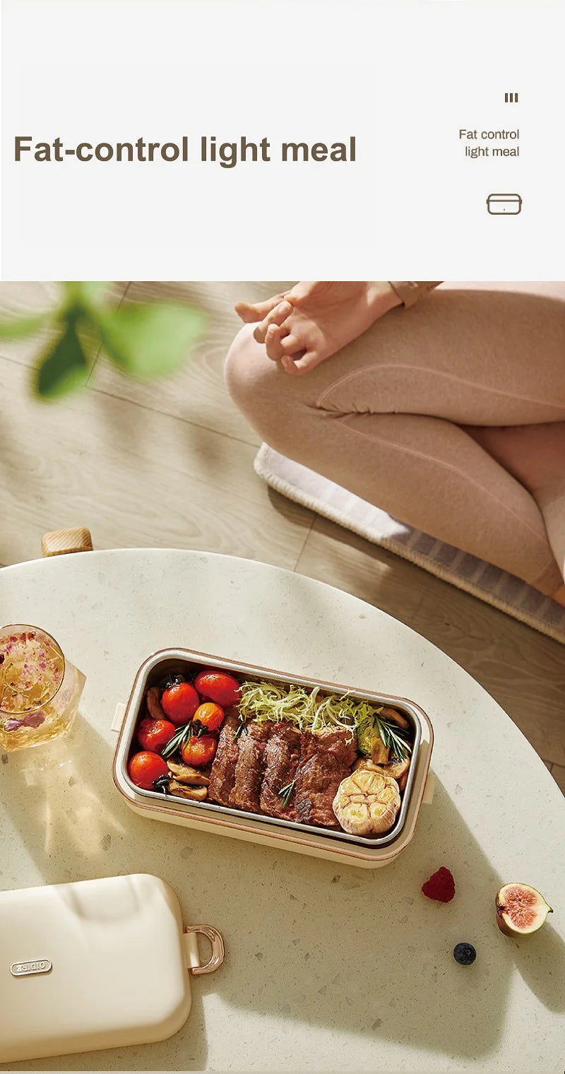 lunch box pratique en inox pour repas à emporter