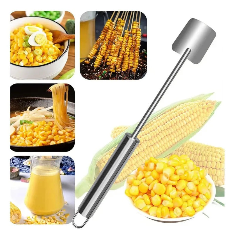 outil de cuisine en inox pour épis de maïs