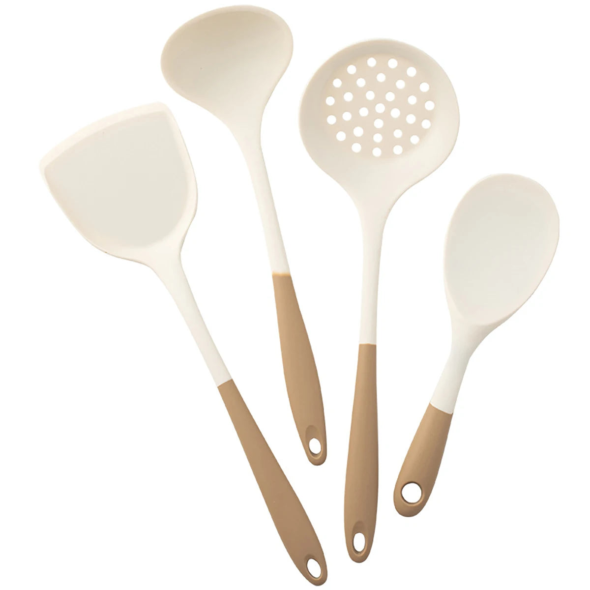 set d'ustensiles de cuisson en couleur vive