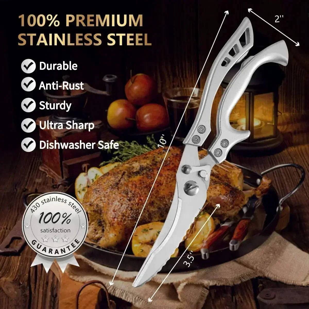 ciseaux de cuisine ergonomiques