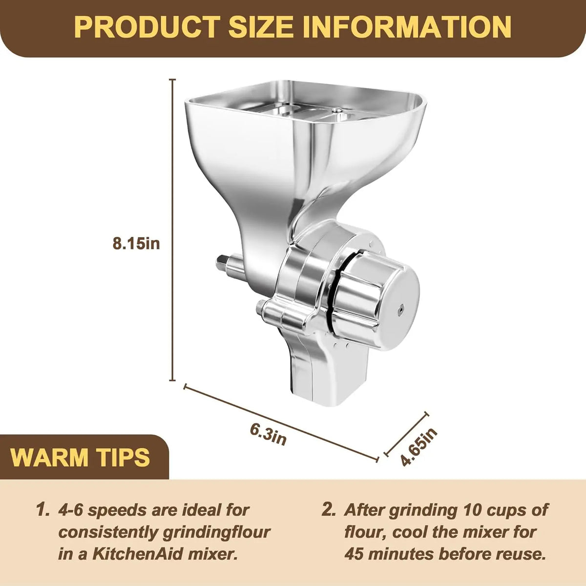 moulin inox polyvalent avec 12 niveaux de mouture