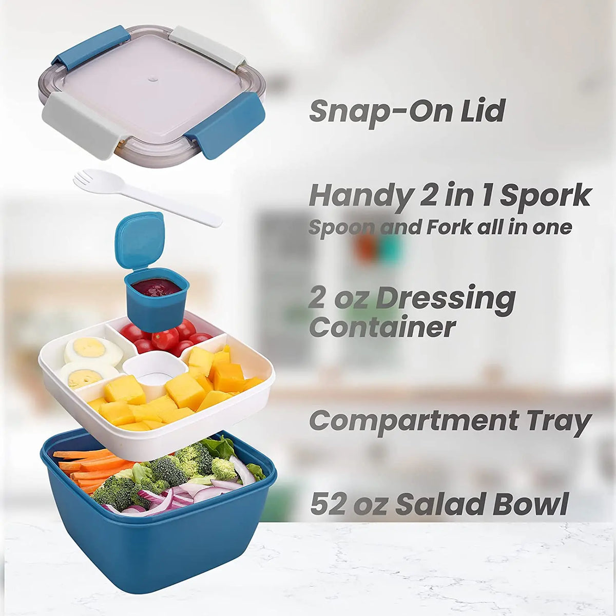 conteneur bento avec deux niveaux