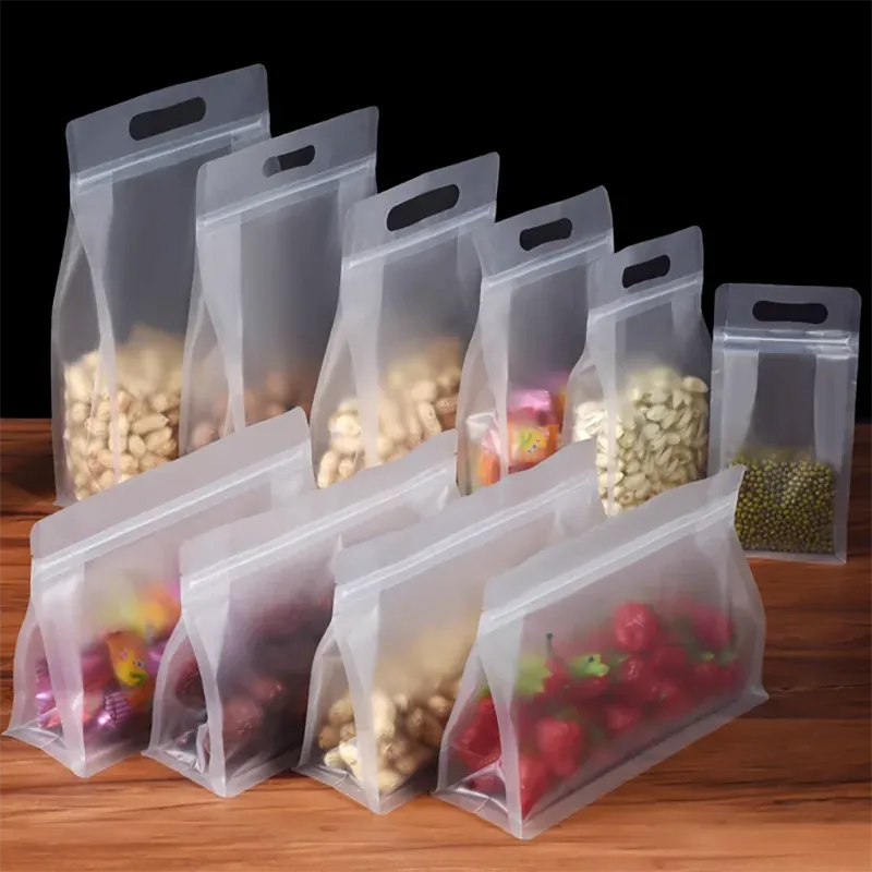 Sachets Zip Alimentaires Transparent Hermétiques - Lot de 50 pièces