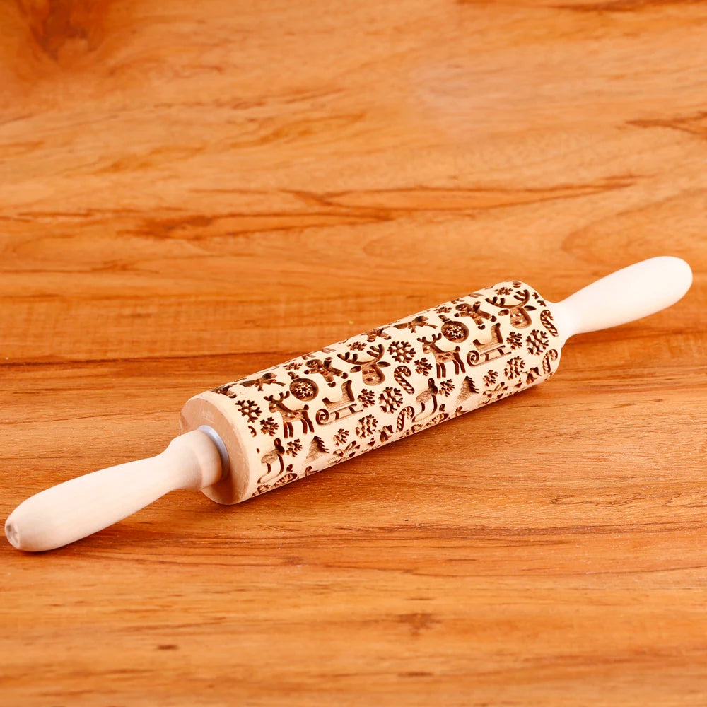 motifs de Noël pour rouleau pâtisserie