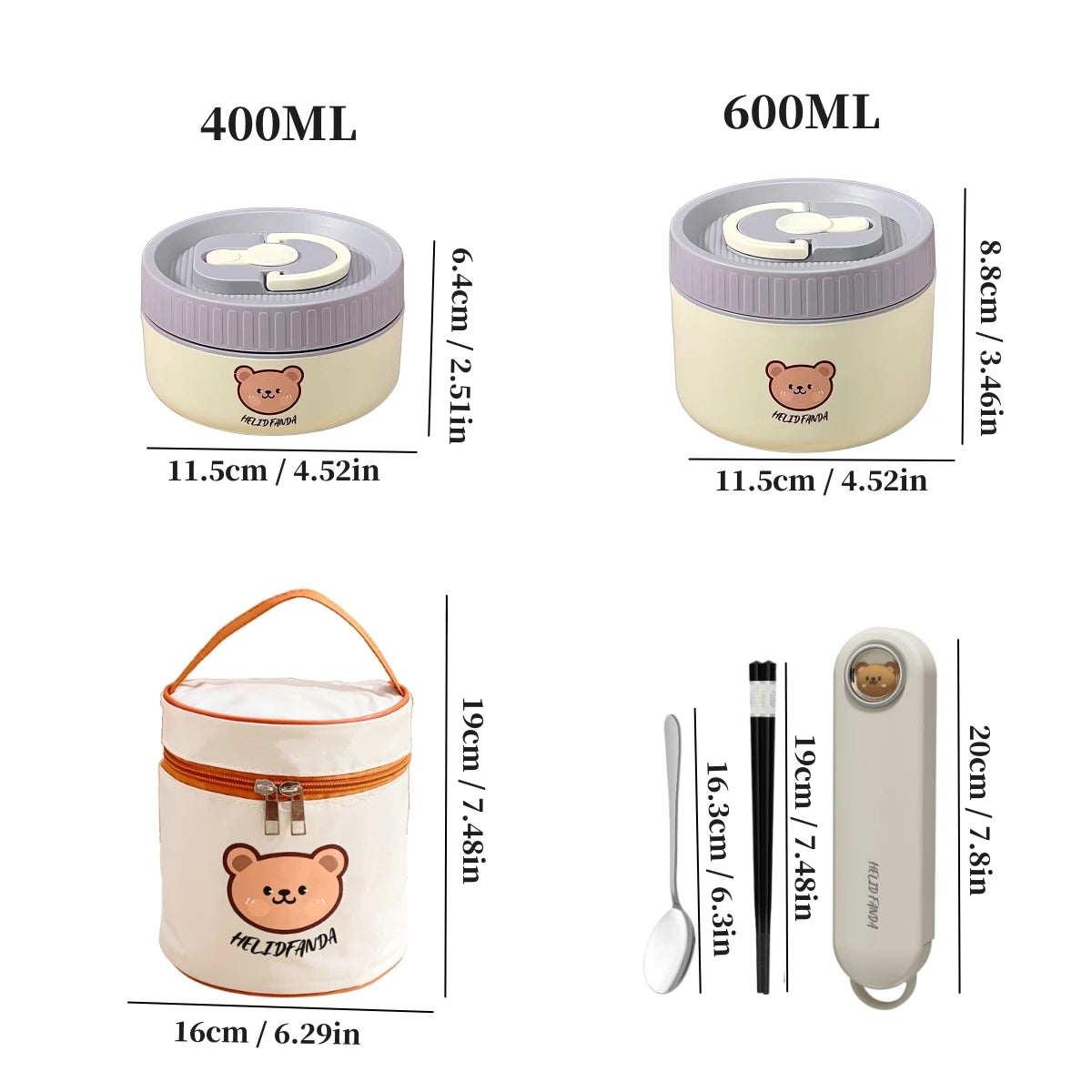 Bento Isotherme 13L en Inox 304 | Box Alimentaire Étudiants