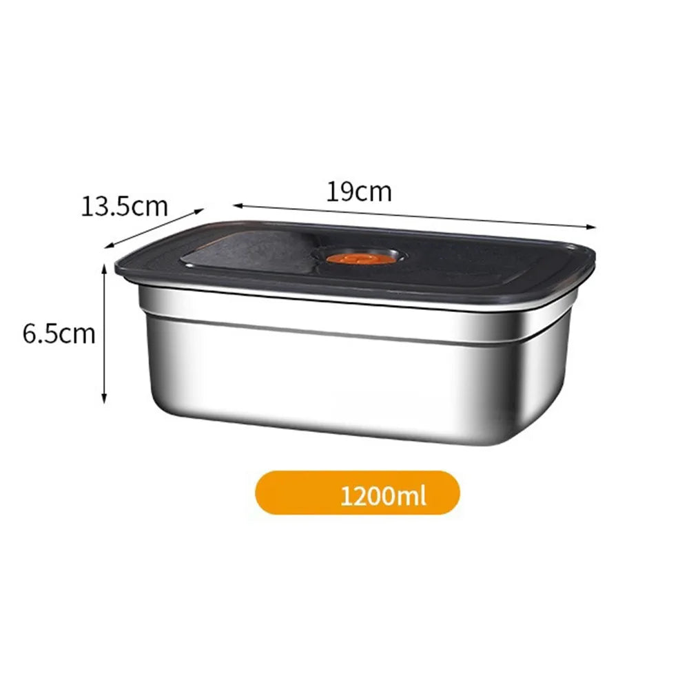 Lunch Box Inox 600 à 3200 ml avec Couvercle Hermétique