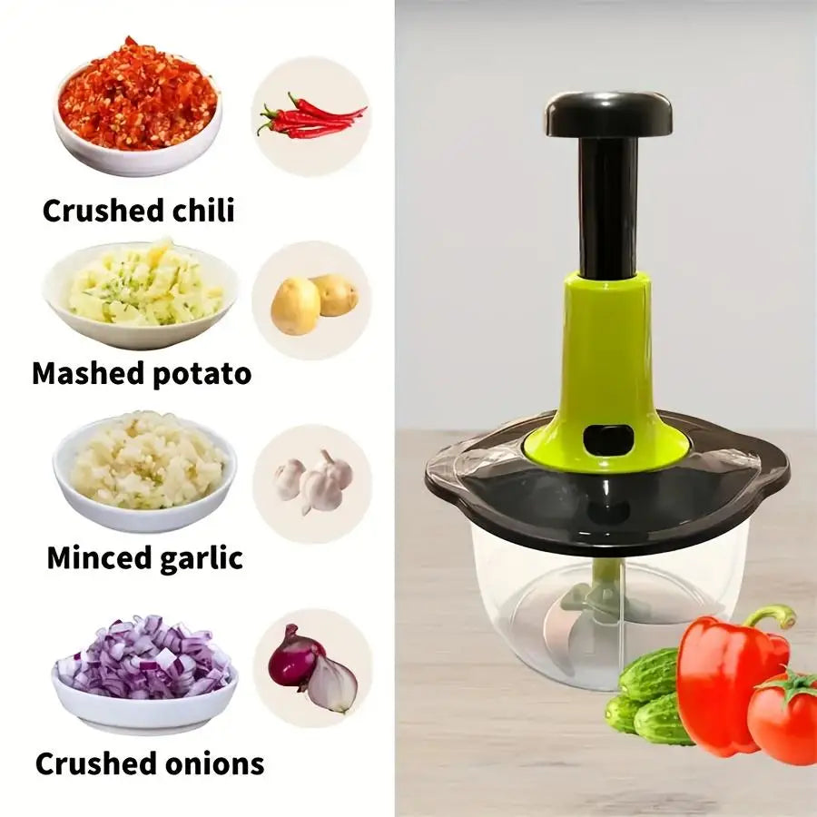 Hachoir Manuel Multifonctionnel pour Légumes et Viande | Ergonomique