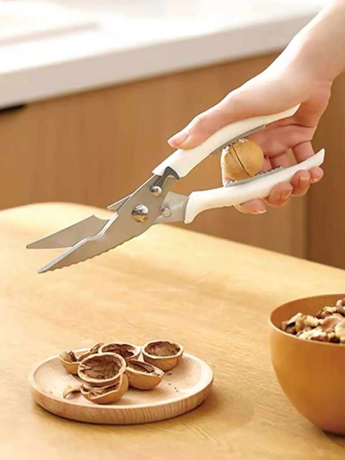 ciseaux de cuisine ergonomiques en inox