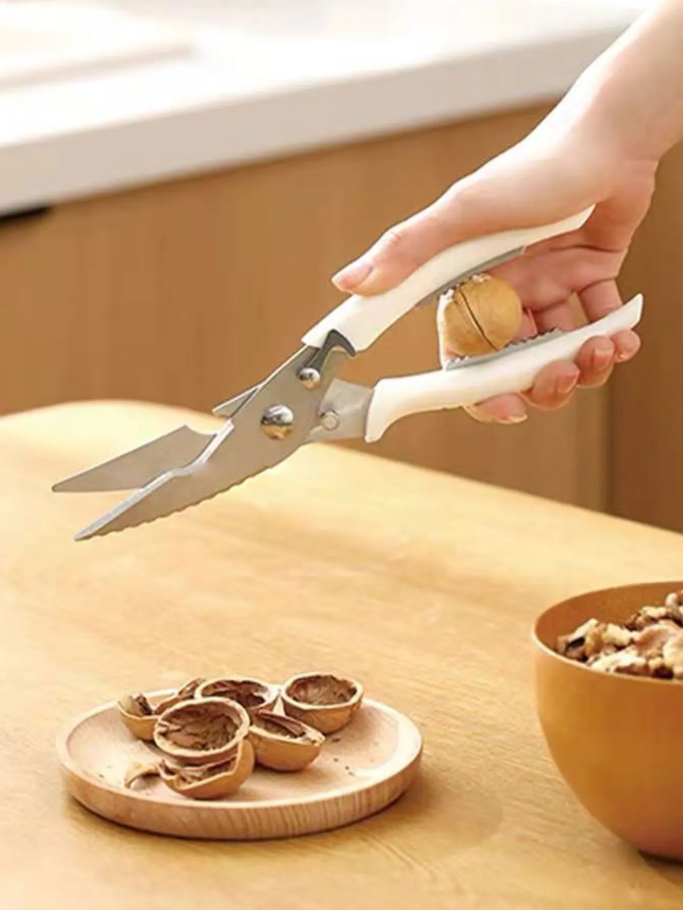 ciseaux de cuisine ergonomiques en inox