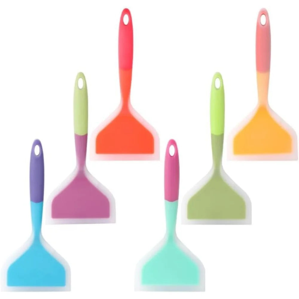Spatule Silicone 6 Pieces Résistantes à la Chaleur pour Cuisson