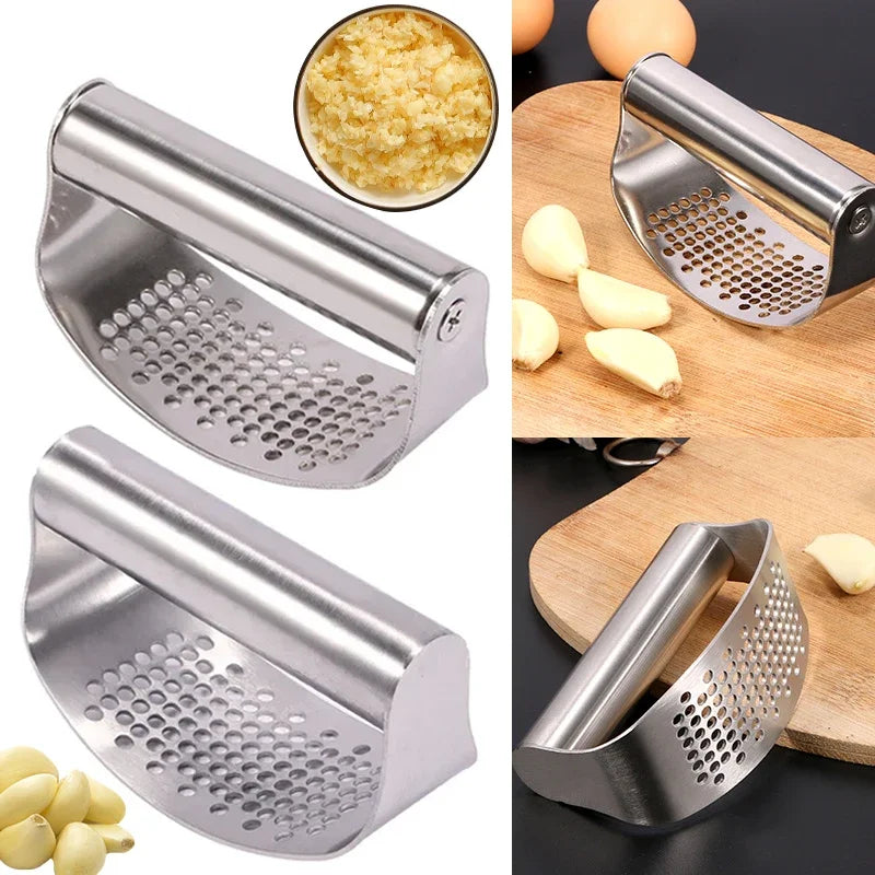 Presse gingembre inox avec design ergonomique