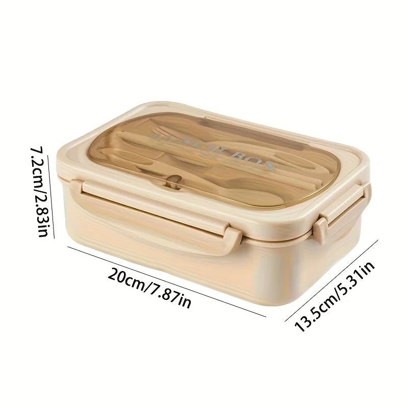 Bento Box Isotherme 2 Compartiments - Contenant Scellé Portable