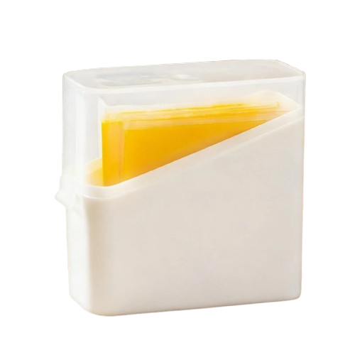 Boîte hermétique de rangement pour fromage | Organiseur frigo transparent