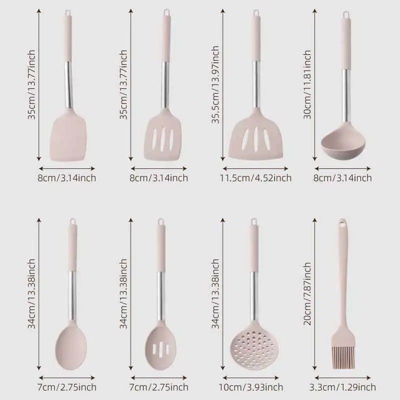 ustensiles de cuisson en silicone durables