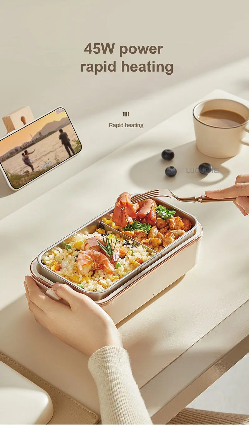 recipients repas en inox pour transport chaud