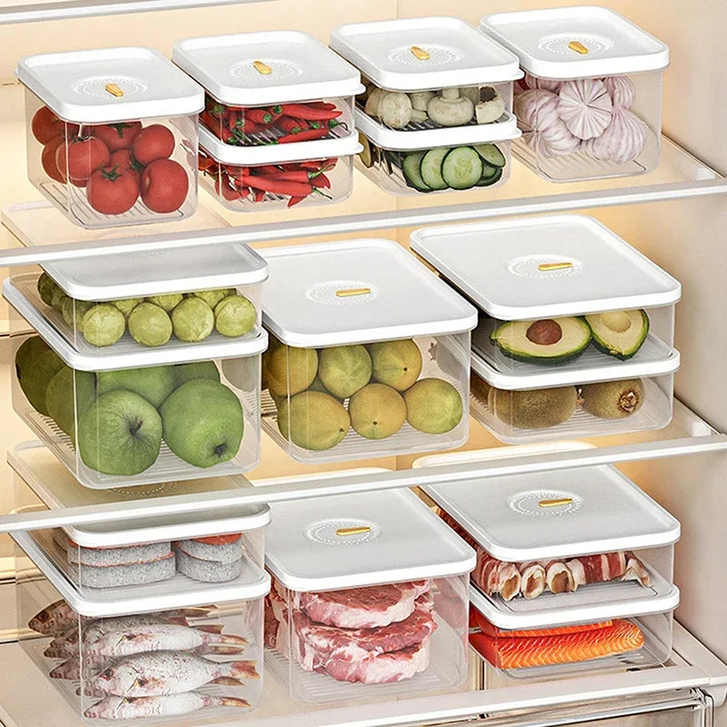 récipient transparent pour aliments