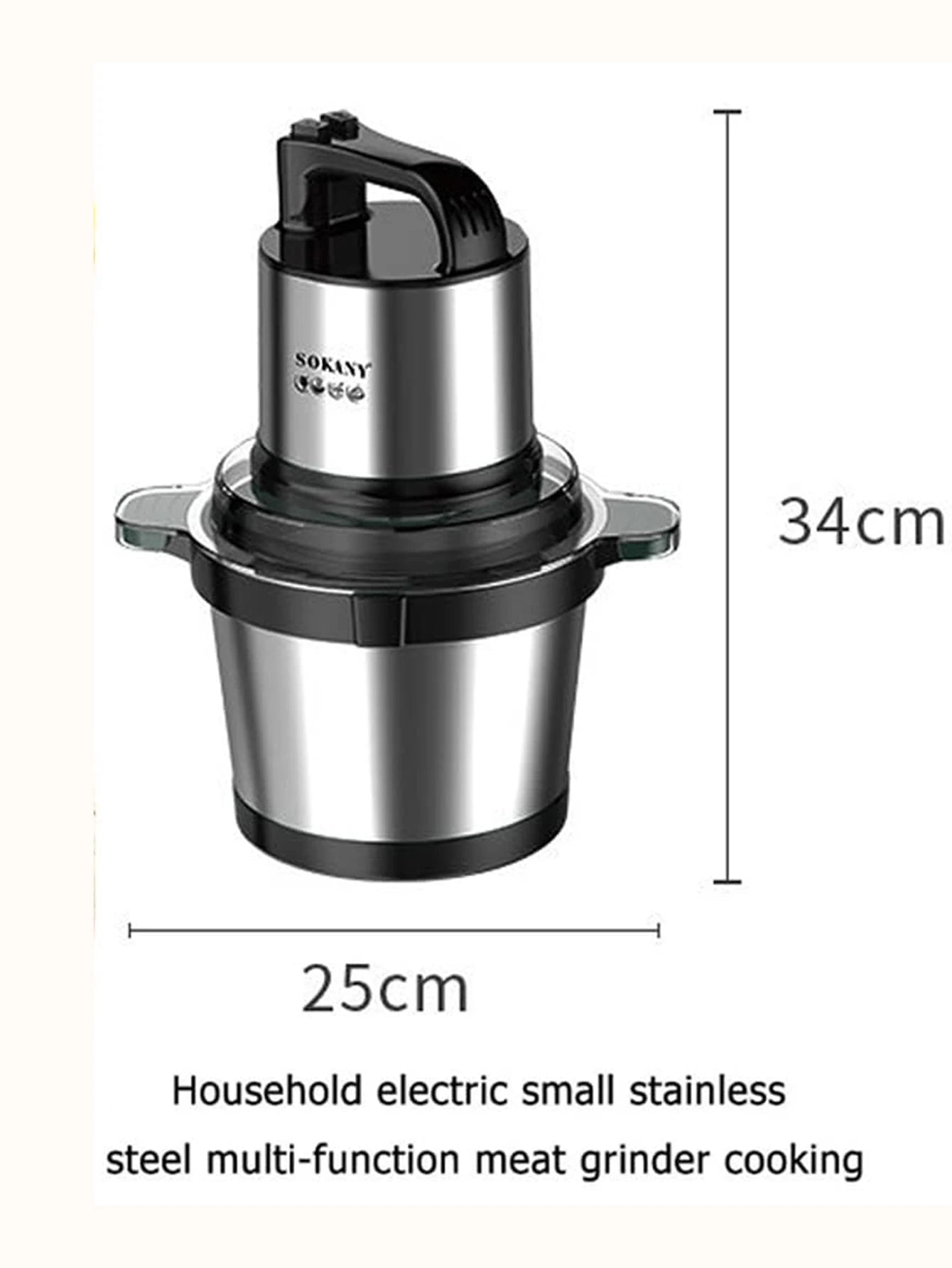 préparation de viandes hachées avec hachoir électrique