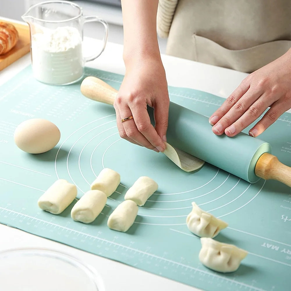 rouleau de cuisine en silicone ergonomique