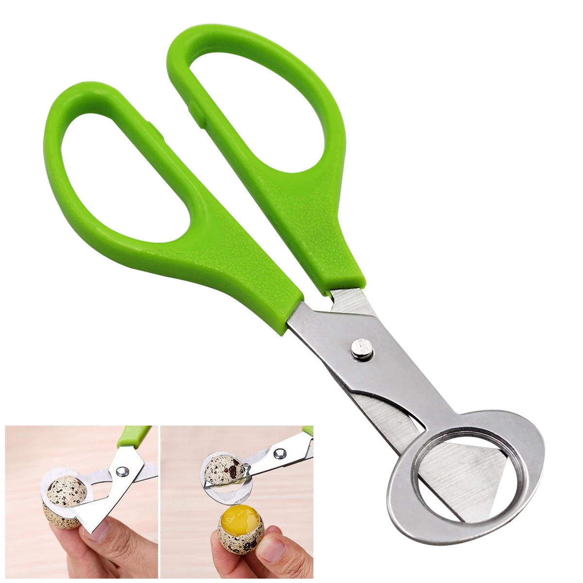 ciseaux de cuisine pour œufs de caille en inox