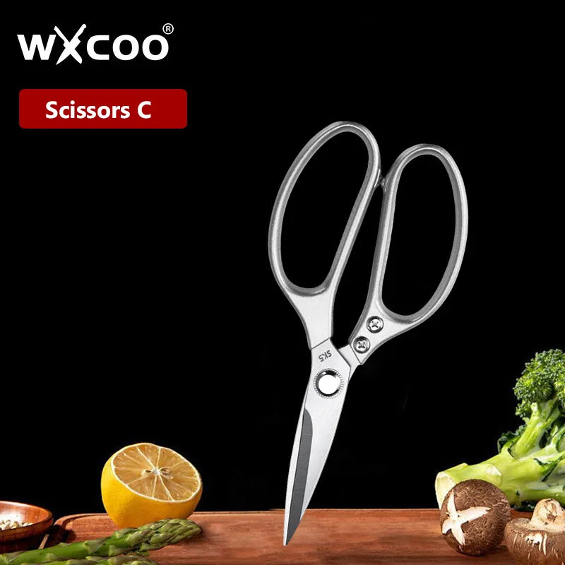 ciseaux en inox pour découpe précise de viandes