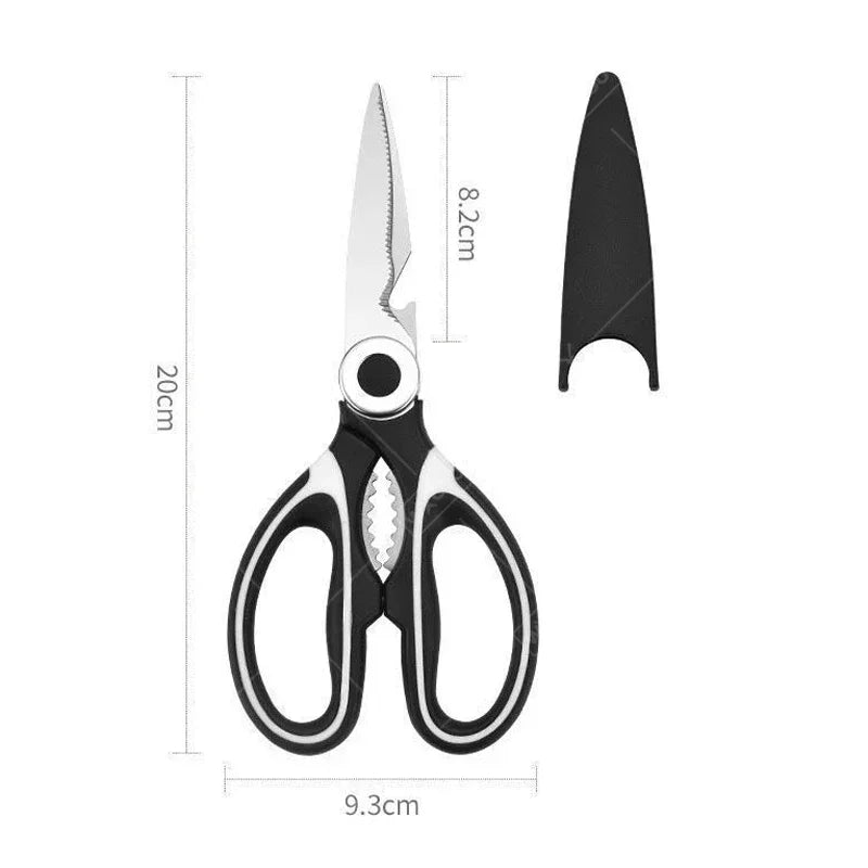 ciseaux polyvalents pour cuisine en inox