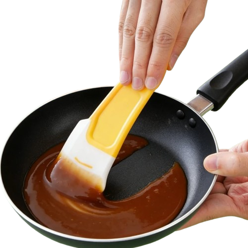 Spatule Silicone Multifonctionnelle Résistante à la Chaleur 1 pièce