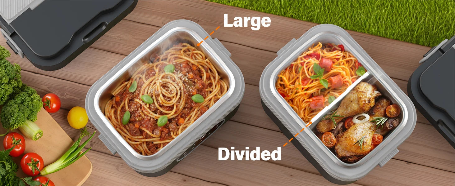 Lunch Box Chauffante 15L 60W Portable Électrique Sans Fil