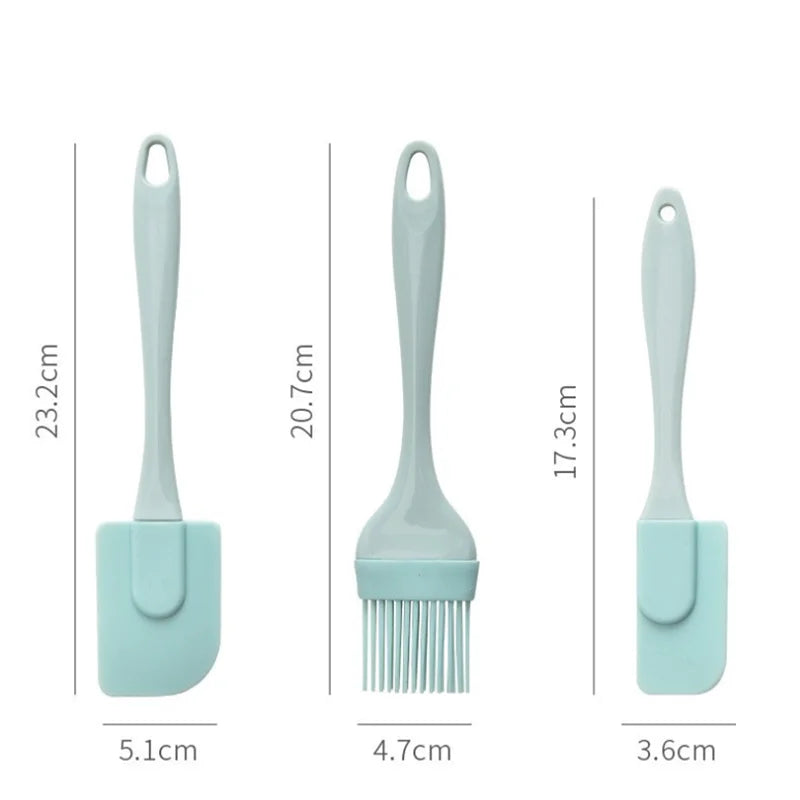 set de spatules pâtisserie en silicone