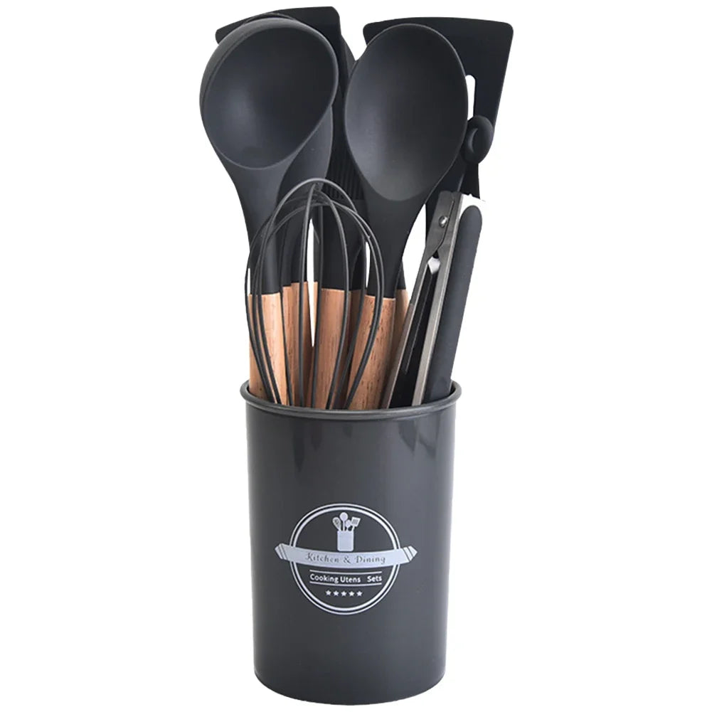 ustensiles de cuisine ergonomiques en silicone