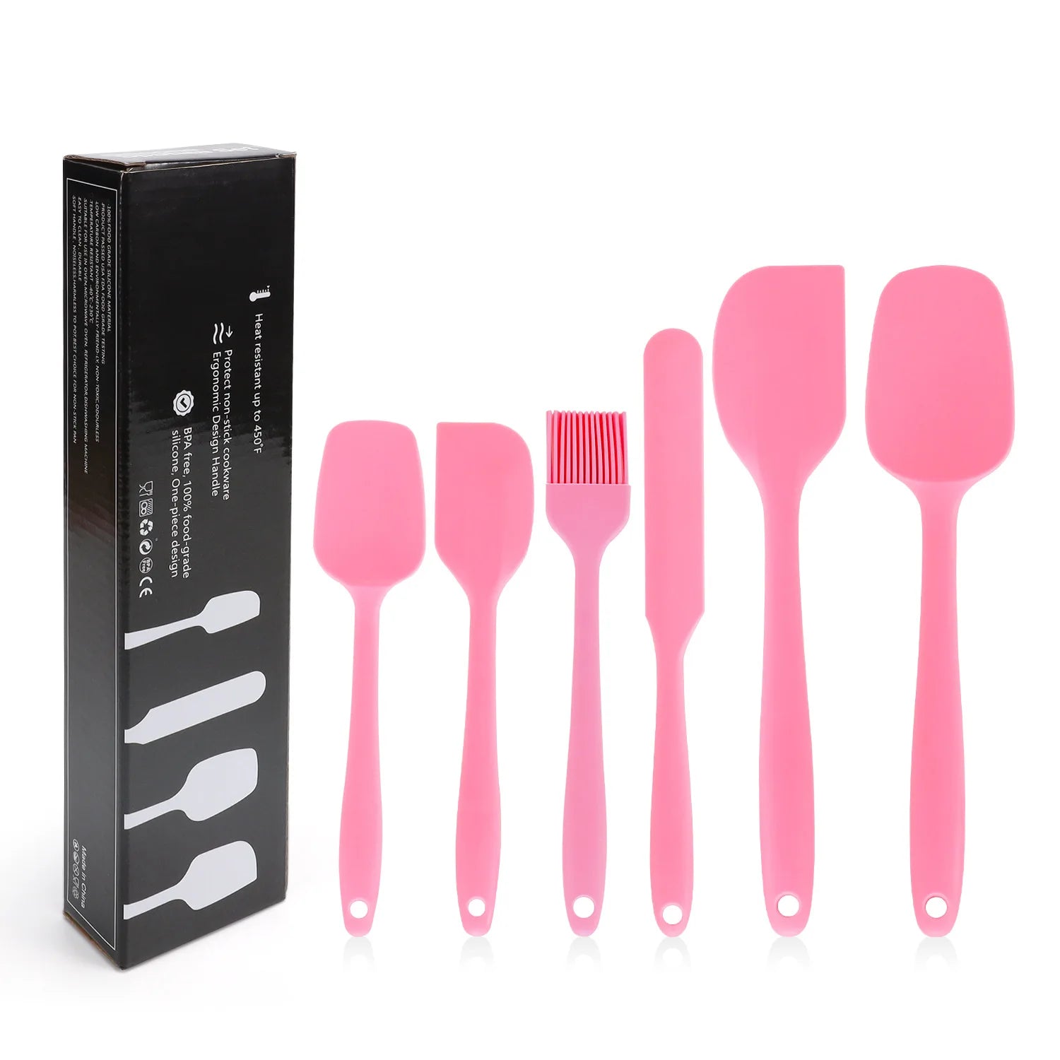 ensemble d'outils de cuisine en silicone
