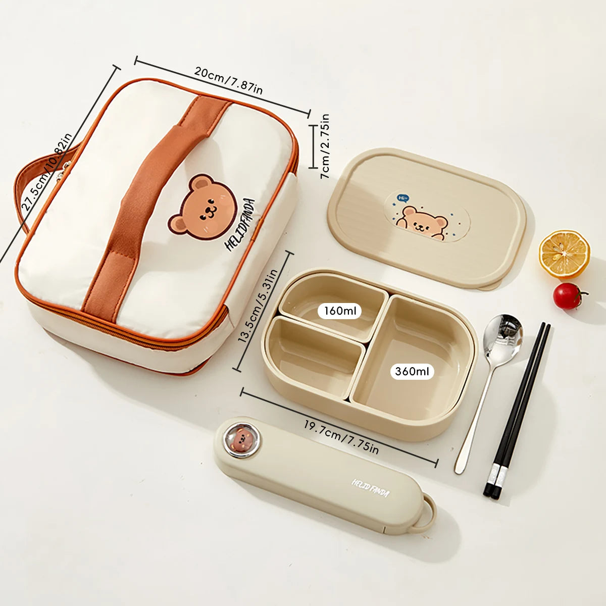 design ergonomique pour bento box