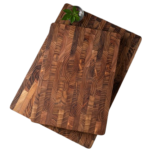 Planche à Découper en Bois de Teck Massif – 2 Tailles (34×22 cm ou 42×30 cm)