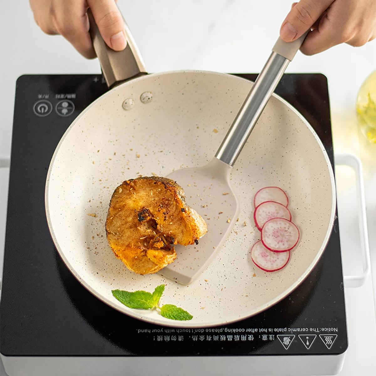 ensemble de spatules en silicone ergonomiques