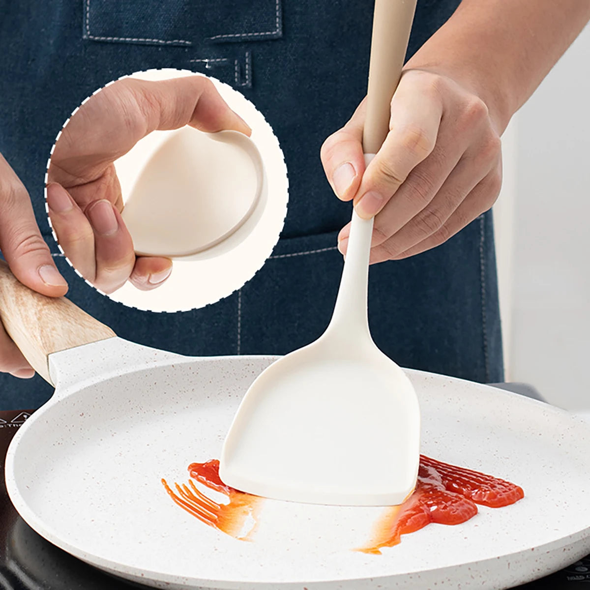 outils de cuisine en silicone faciles à utiliser