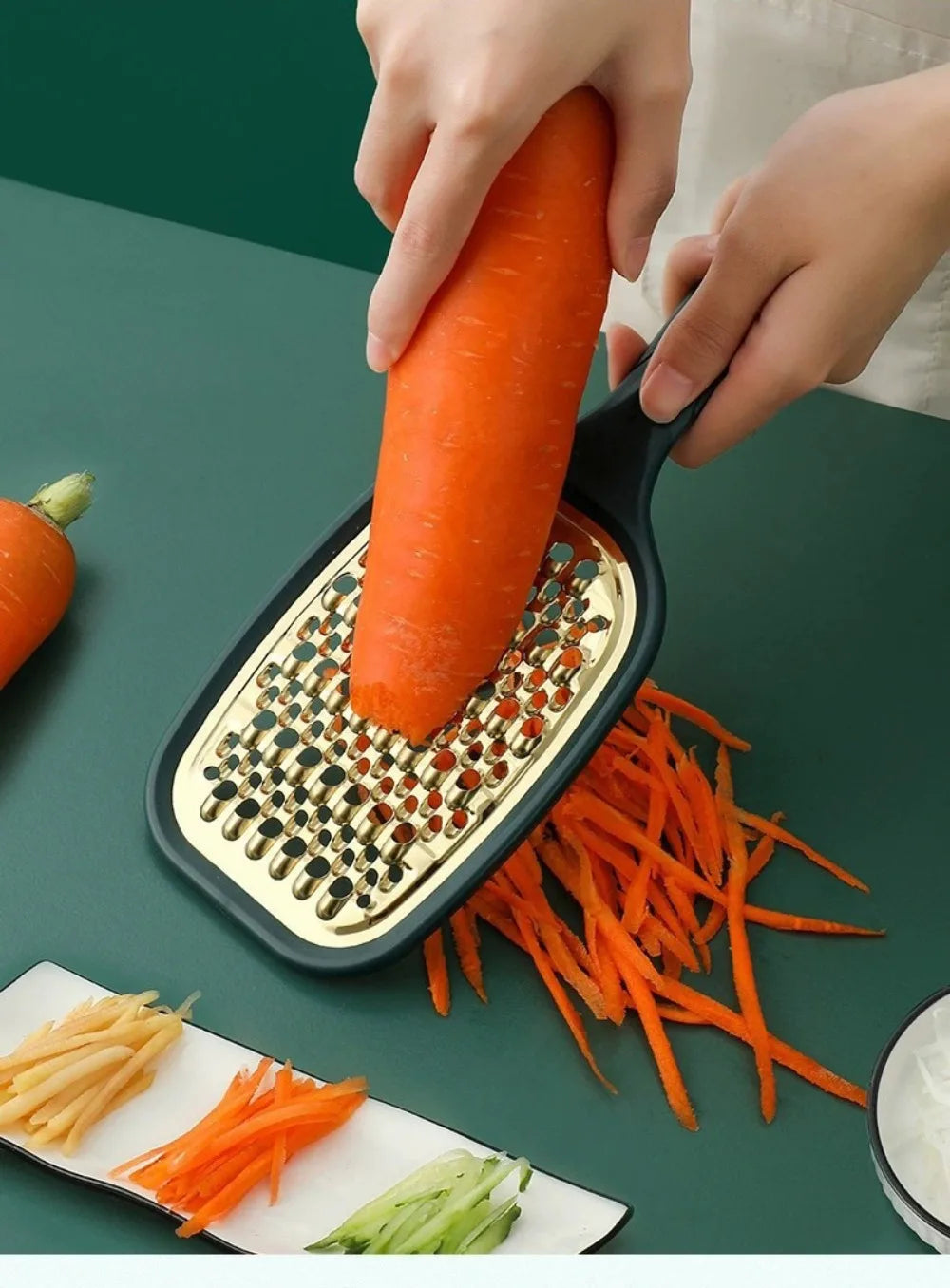 coupeur de fruits multifonction en inox