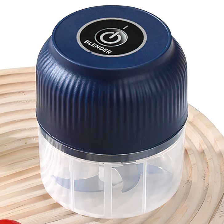 Mini Hachoir Électrique Rechargeable USB 300 ml — 6 Lames Inox