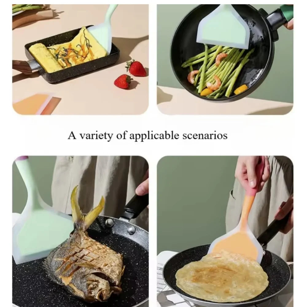 ustensiles de cuisine en silicone résistant à la chaleur