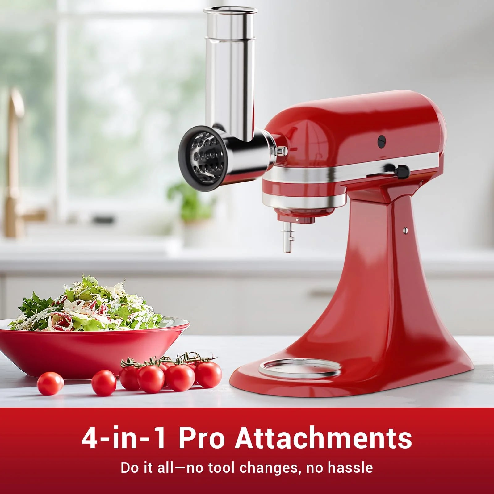 accessoires de cuisine KitchenAid avec 4 lames en acier inoxydable