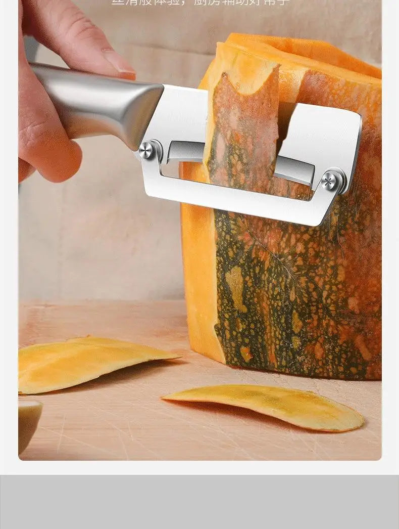 éplucheur en métal pour courges et légumes