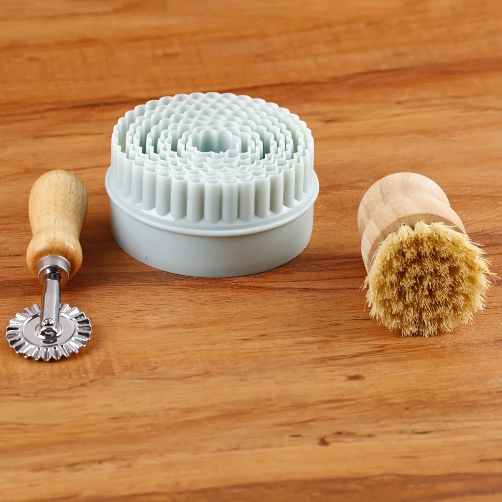 rouleau à pâtisserie avec motifs hivernaux