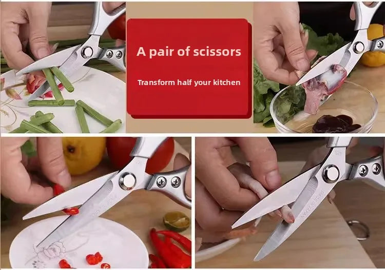 Ciseaux inoxydables pour travaux culinaires