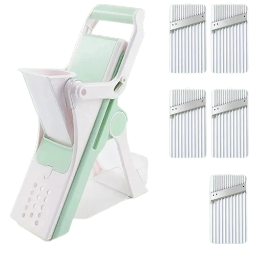 Mandoline Multifonction 5 Lames pour Légumes et Fruits