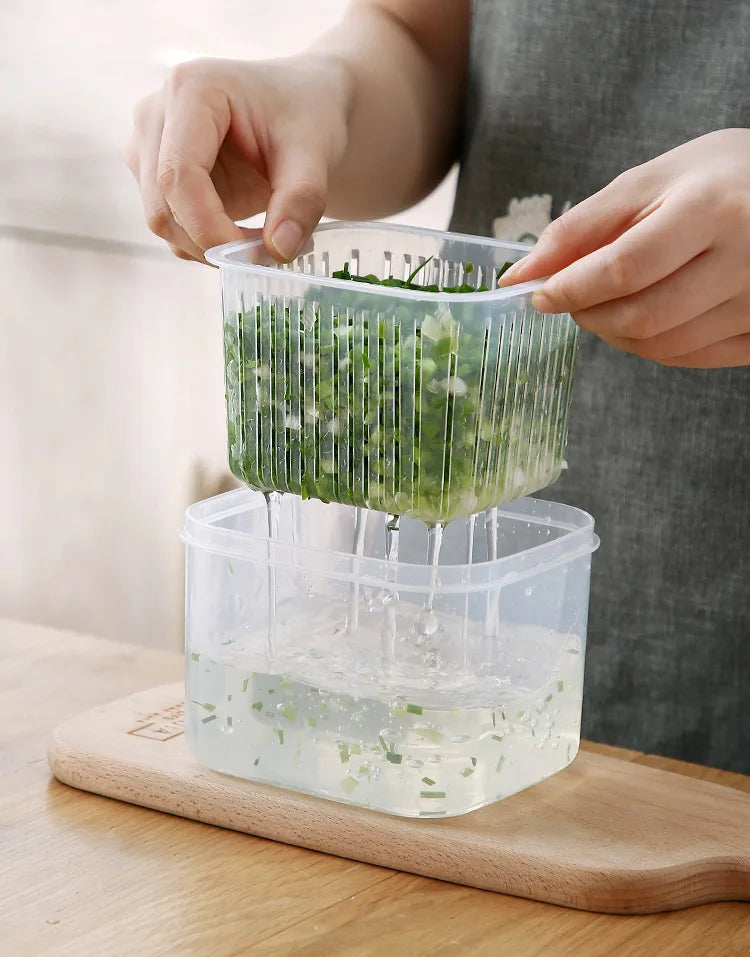 récipient de stockage de 1 litre pour fruits et légumes