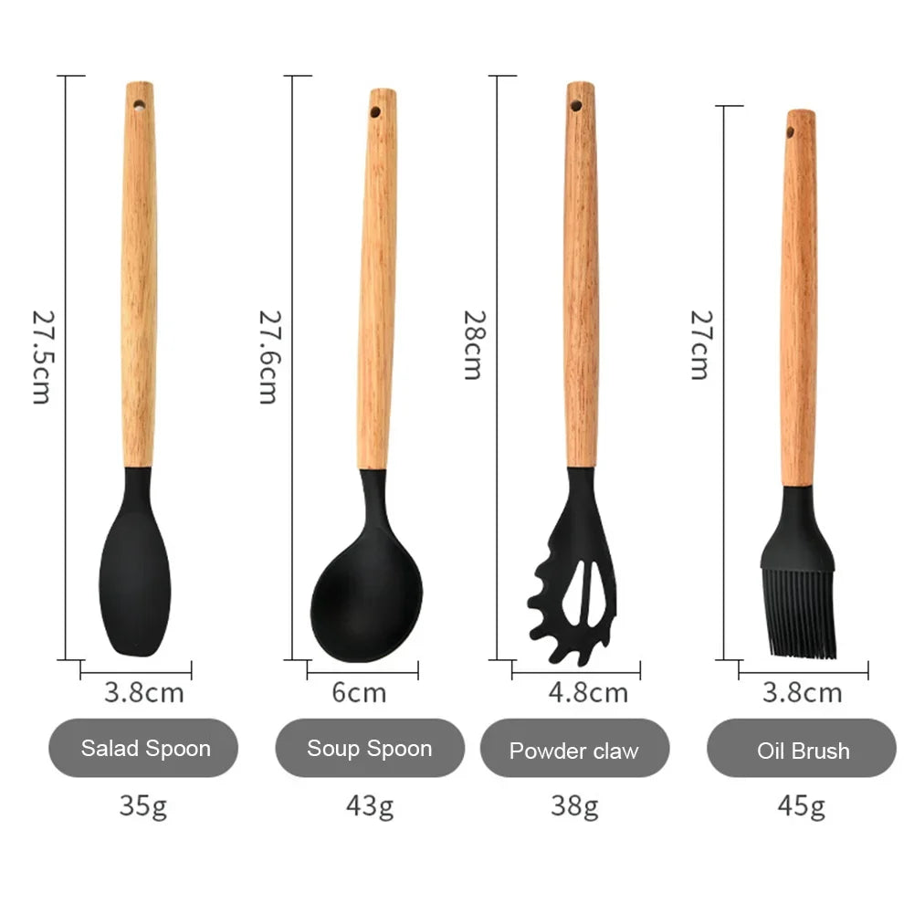 kit de cuisine complet en silicone