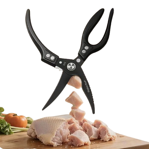 Ciseaux de cuisine en inox pour découpe de poulet et os