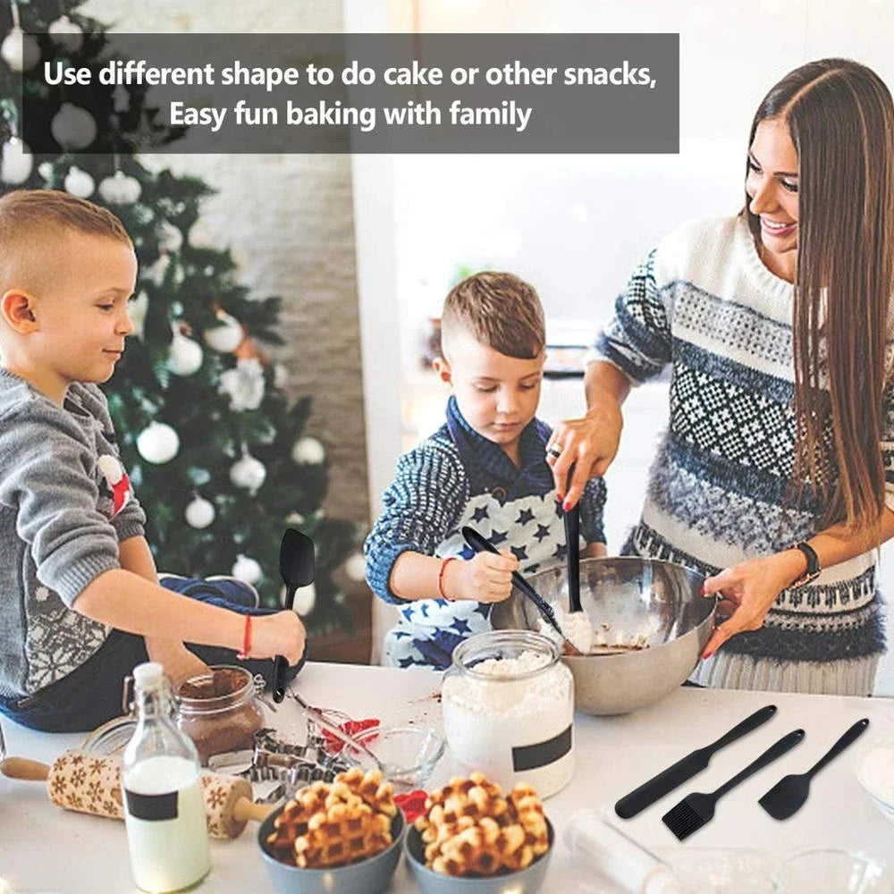 set de spatules antiadhésives en silicone