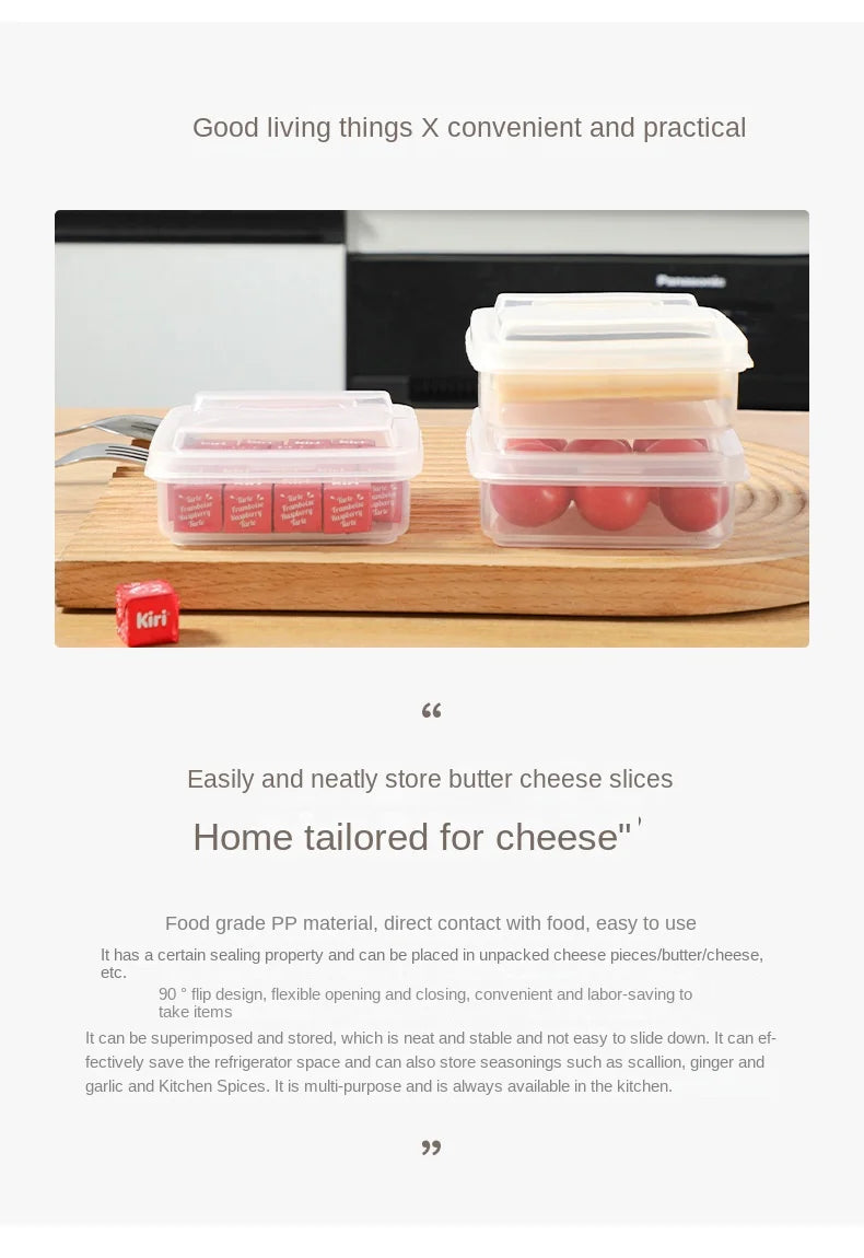 rangement frigo pour épices et fromage