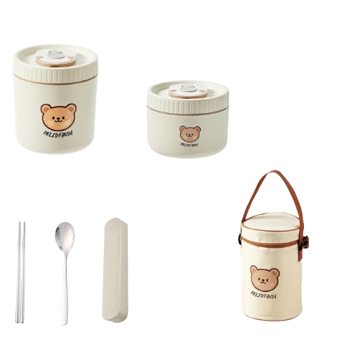 Lunchbox cylindrique isotherme 1,4 litre pour enfants